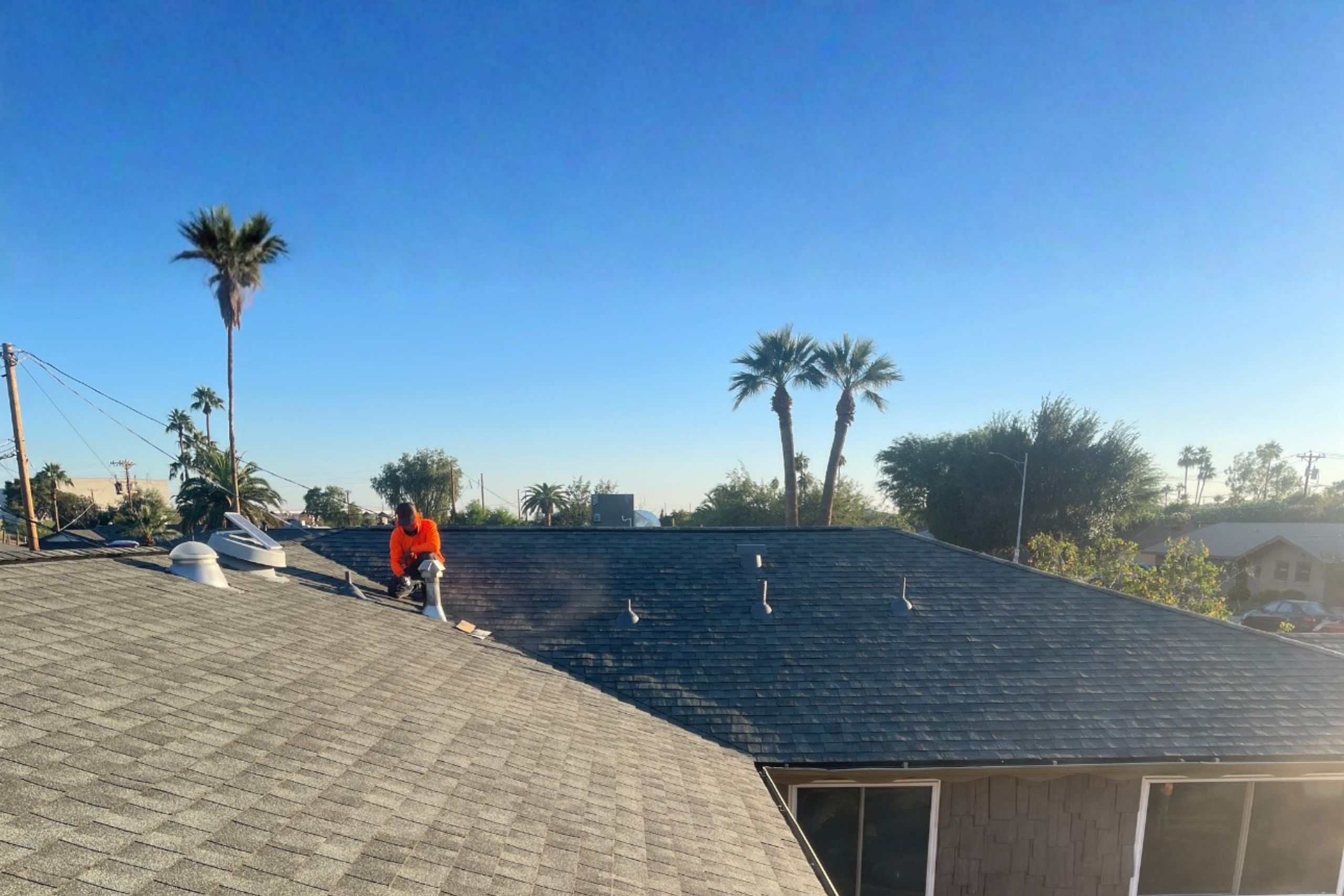 residential roofing image for hero section