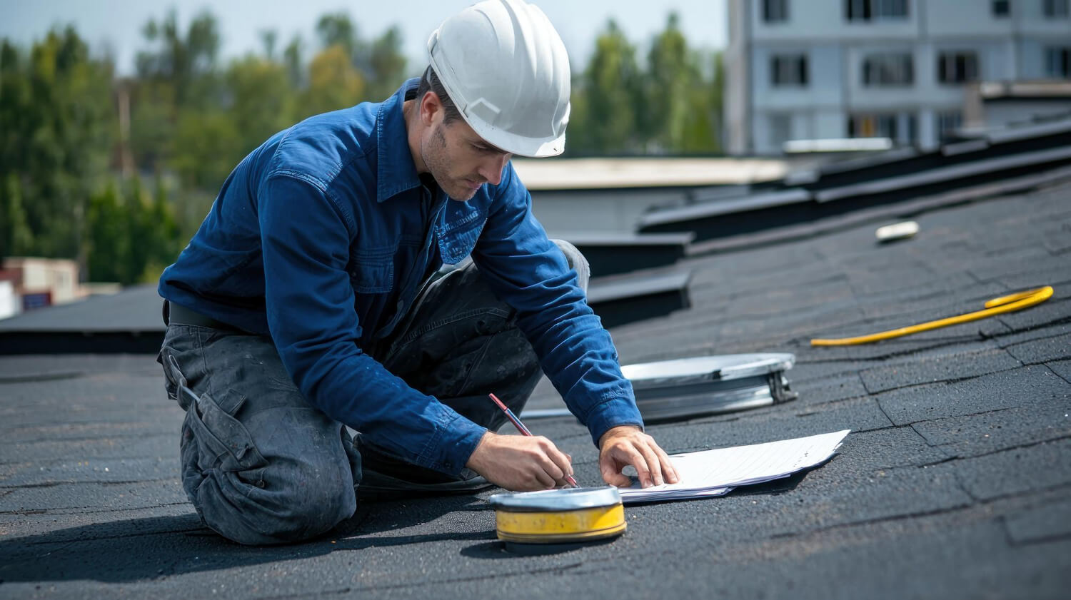storm damage roof inspection and repair