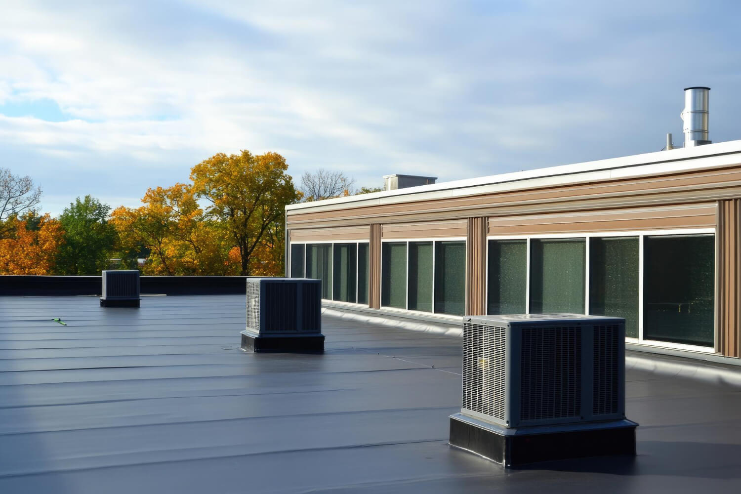 Commercial Flat Roof in Phoenix, AZ (3) storm damage roof inspection and repair
