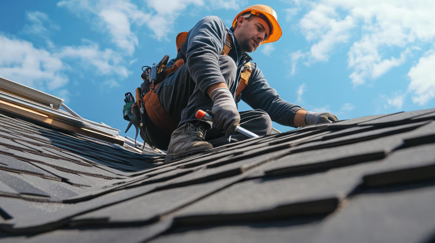 residential roof repalcement row image