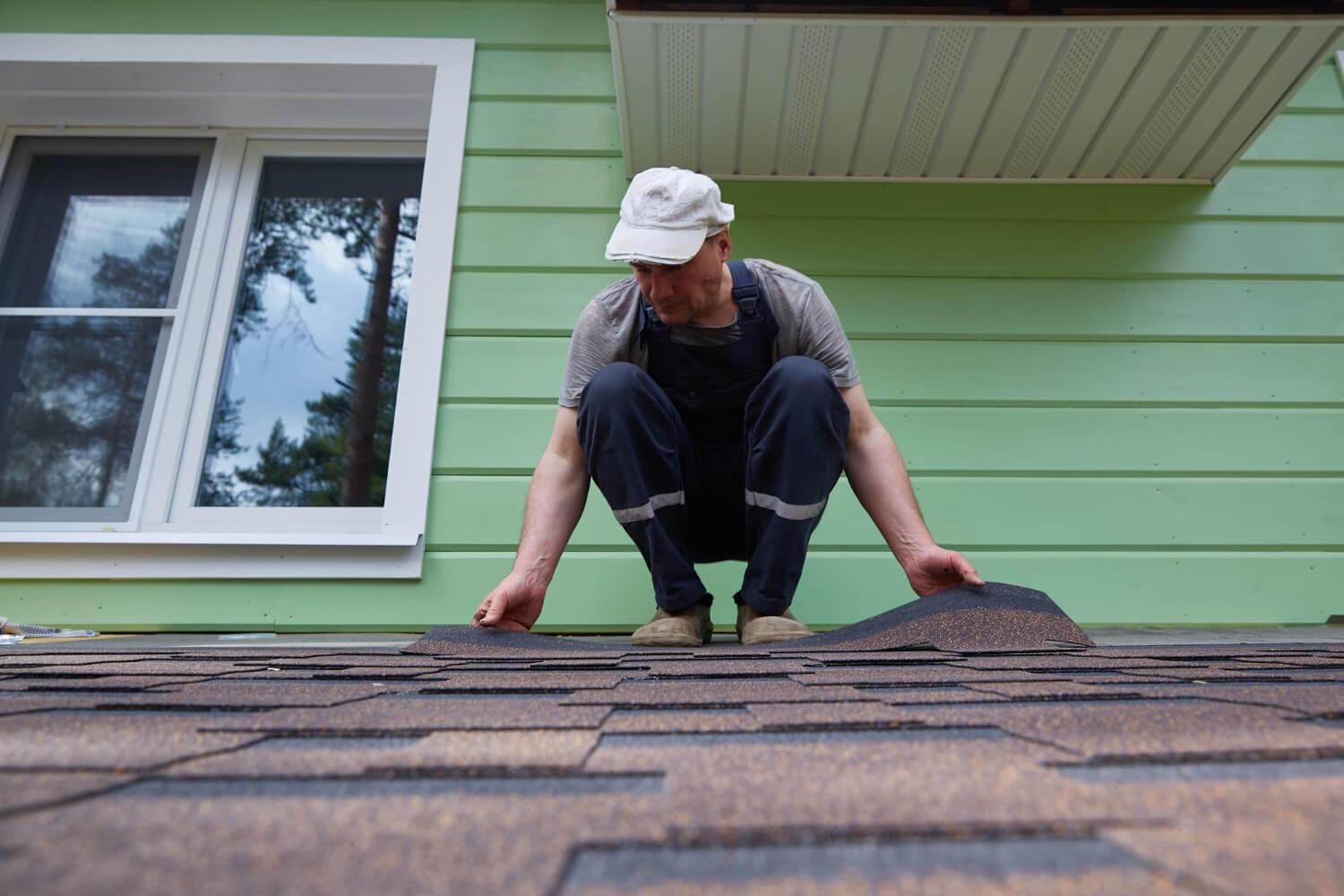 residential roofing image for hero section