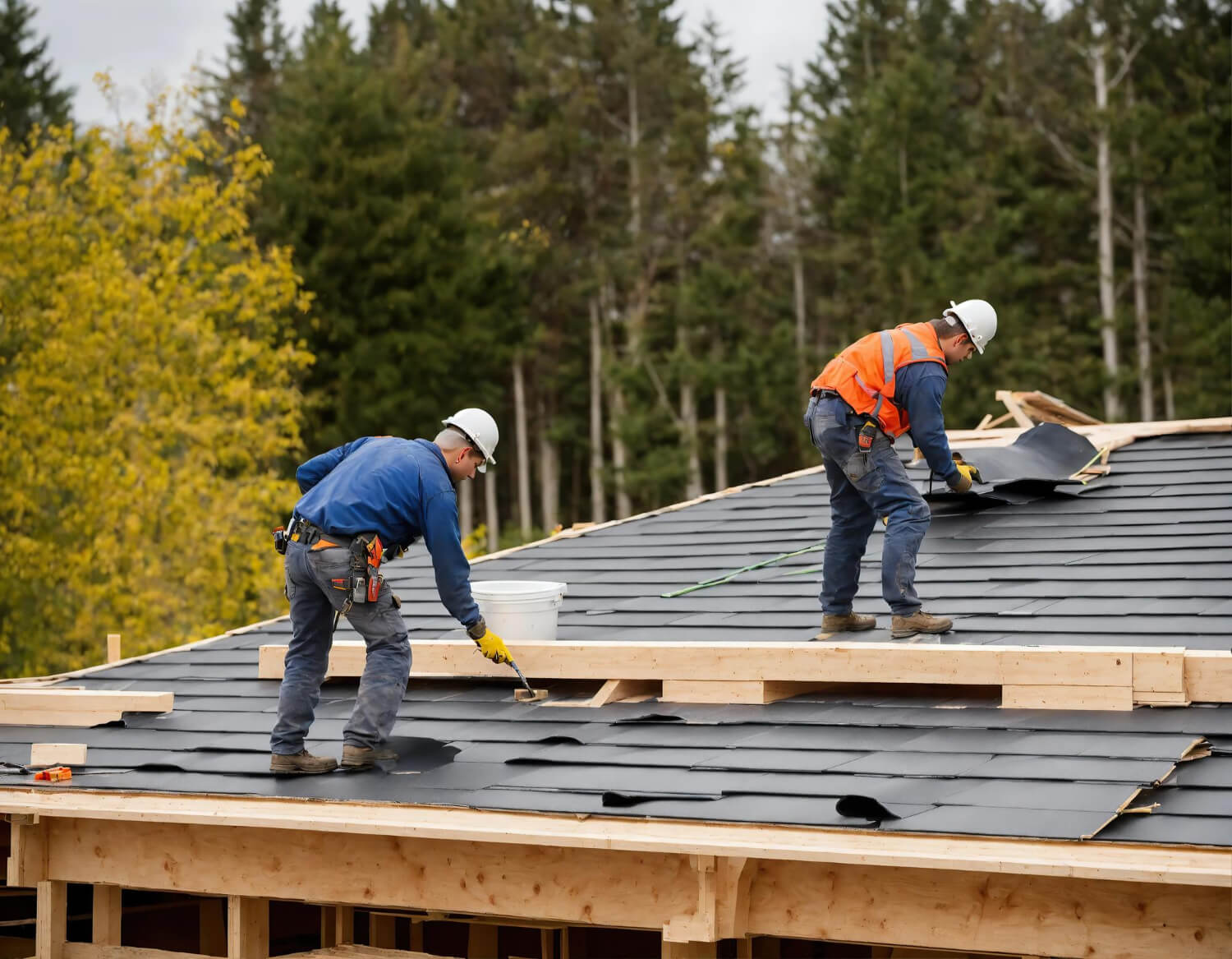 residential roofing image for hero section