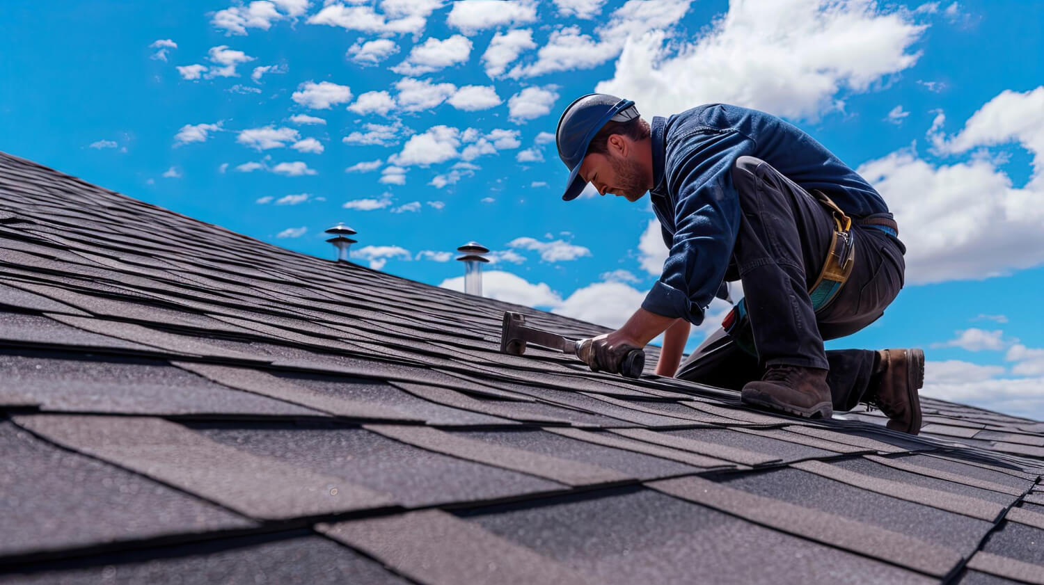 residential roof repalcement row image