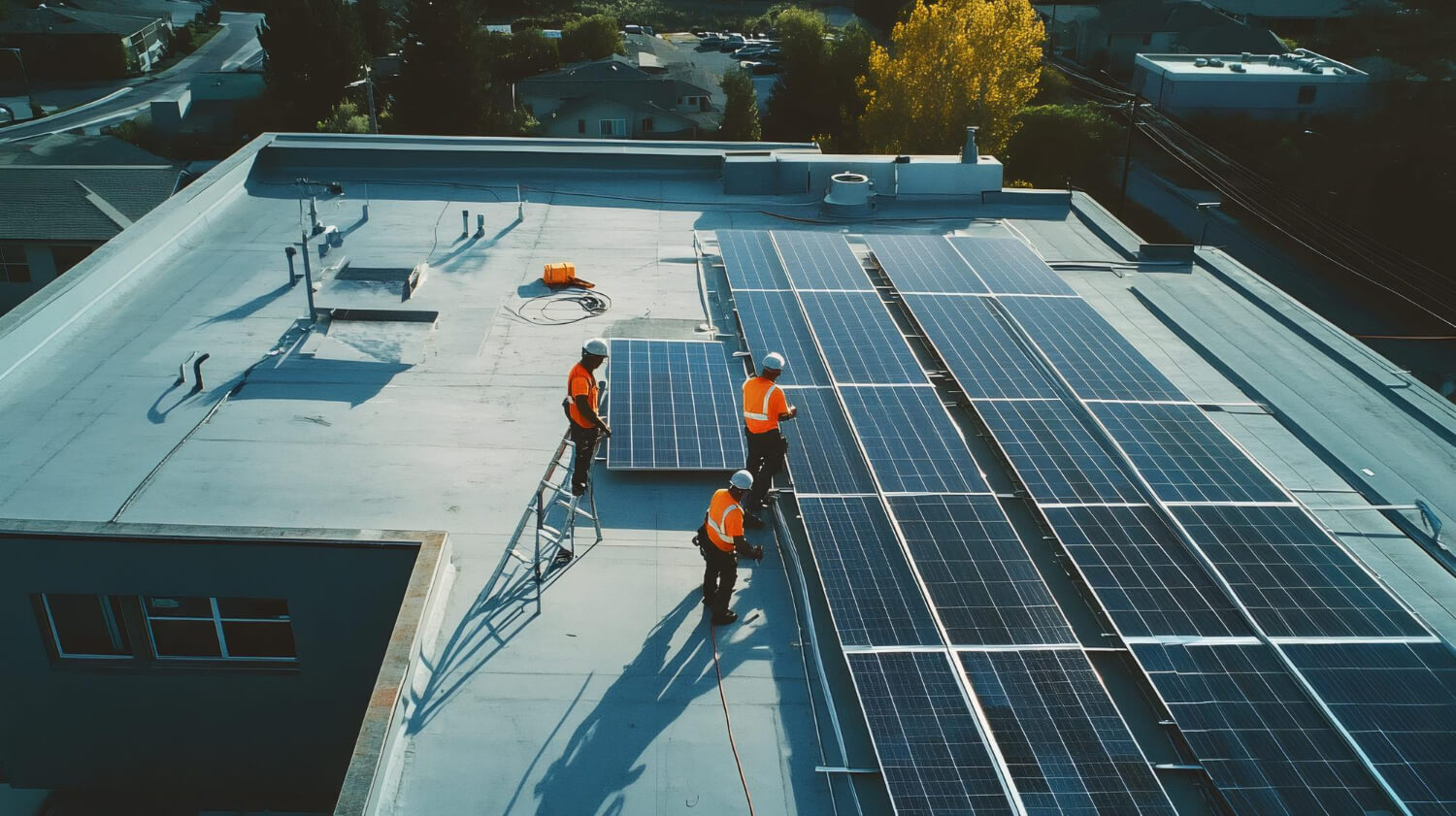 residential roof repair section image