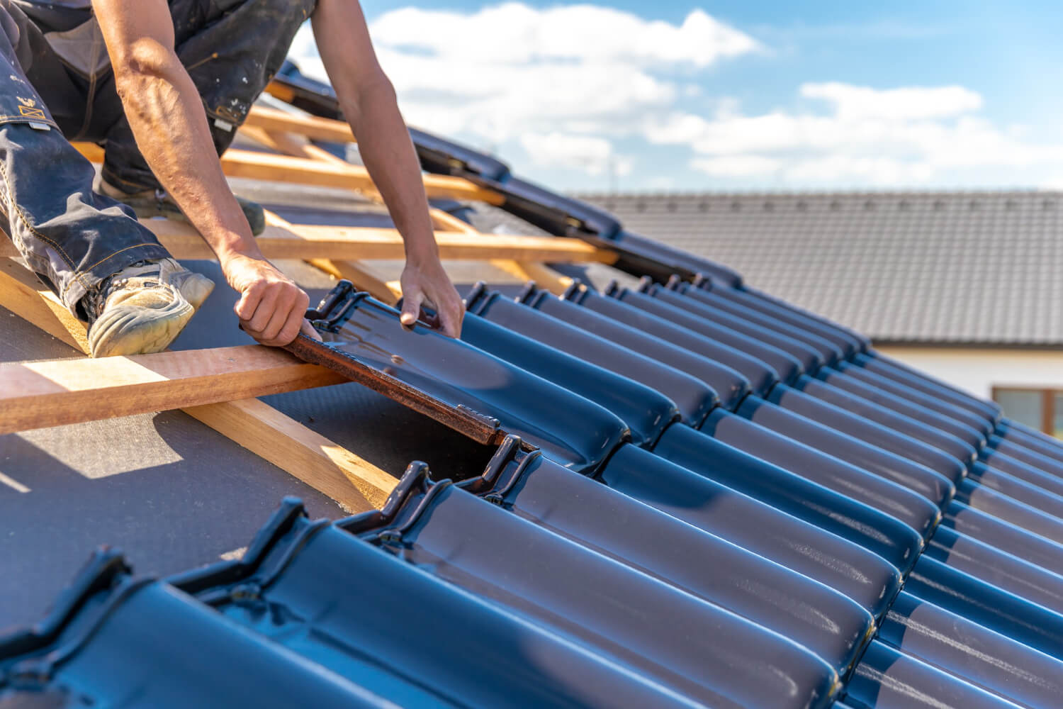 residential roofing image for hero section